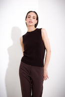 Wool and cashmere tank top