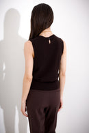 Wool and cashmere tank top
