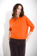 Cashmere wool box sweater