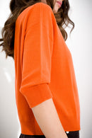 Cashmere wool box sweater