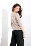 Cashmere wool box sweater