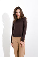 Maglia in pura lana girocollo FRIENDLY SWEATER