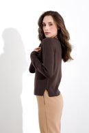 Maglia in pura lana girocollo FRIENDLY SWEATER