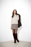 Maglia dolcevita in pura lana FRIENDLY SWEATER