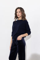 Cashmere wool box sweater